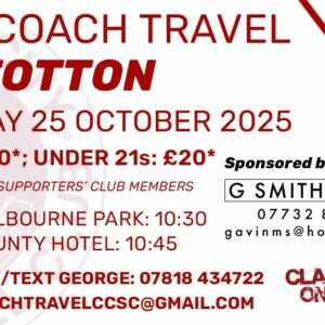 AFC Totton coach travel - adult members